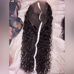 4x4 curly human hair wig
